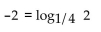 Convert to a logarithmic equation. -  A)    B)    C)    D)   