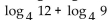 Express as a single logarithm. -  A)    B)    C)    D)   