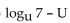 Express as a difference of logarithms. -  A)    B)    C)    D)   