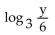 Express as a single logarithm. -  A)    B)    C)    D)   