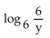 Express as a single logarithm. -  A)    B)    C)    D)   