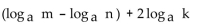 Express as a single logarithm. -  A)    B)    C)    D)   