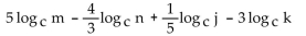 Express as a single logarithm. -  A)    B)    C)    D)   
