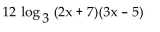 Express as a single logarithm. -  A)    B)    C)    D)   