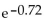 Using a calculator, find to the nearest ten-thousandth. -  A)  -1.9572 B)  0.5379 C)  2.0544 D)  0.4868