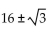 <strong>Solve. Give exact solutions.   - 3 = 0</strong> A)   B)   C) -13, 19 D)   <div style=padding-top: 35px> 