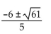 <strong>Solve.   + 12m + 5 = 0</strong> A)   B)   C)   D)   <div style=padding-top: 35px> 