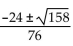 <strong>Solve.   + 48m + 11 = 0</strong> A)   B)   C)   D)   <div style=padding-top: 35px> 