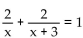 Solve. -  A)  2, -3 B)  2 C)  3 D)  -2, 3