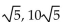 Write a quadratic equation having the given numbers as solutions. -  A)    B)    C)    D)   