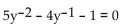 Solve. -  A)    B)  5, - 1 C)    D)  - 5, 1