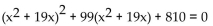 Solve. -  A)  -9, -10 B)    C)    D)   