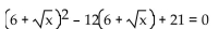Solve. -  A)  15 B)    C)  No solution D)   