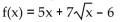 Find the x-intercepts of the function. -  A)  (0.36, 0)  B)  (0.36, 0) , (-4, 0)  C)  (0.6, 0) , (-2, 0)  D)  (0.6, 0) 