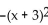 Without graphing, find the vertex. -f(x)  = -   + 7 A)  (-3, 7)  B)  (- 7, -3)  C)  (7, -9)  D)  (-7, 3) 