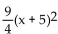 Without graphing, find the line of symmetry. -f(x)  = -   - 7 A)  x = -7 B)  x = -5 C)  x = 6 D)  x = 4