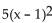 Without graphing, find the maximum value or minimum value. -f(x)  =   - 2 A)  5 B)  1 C)  2 D)  -2