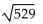 Simplify. -  A)  24 B)  does not exist as a real number C)  23 D)  264