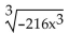 Simplify. -  A)    B)  -6x C)    D)  -36x