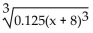<strong>Simplify.  </strong> A) 0.5(x + 2) B) 0.25(x + 8) C) 0.5(x + 8) D)   <div style=padding-top: 35px> 