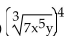 Rewrite with rational exponents. -  A)    B)    C)    D)   