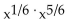 Use the laws of exponents to simplify. Write the answer with positive exponents. -  A)    B)    C)  x D)   