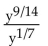Use the laws of exponents to simplify. Write the answer with positive exponents. -  A)    B)    C)    D)  y