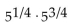 Use the laws of exponents to simplify. Write the answer with positive exponents. -  A)  5 B)    C)    D)   