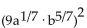 Use the laws of exponents to simplify. Write the answer with positive exponents. -  A)    B)    C)    D)   