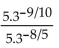 Use the laws of exponents to simplify. Write the answer with positive exponents. -  A)    B)    C)    D)   