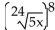 Use rational exponents to simplify. Write the answer in radical notation if appropriate. -  A)    B)    C)    D)   