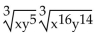 Multiply and simplify. Assume no radicands were formed by raising negative numbers to even powers. -  A)    B)    C)    D)   