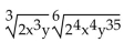 Multiply and simplify. Assume no radicands were formed by raising negative numbers to even powers. -  A)    B)    C)    D)   