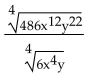 Divide and simplify. Assume that all expressions under radicals represent positive numbers. -  A)    B)    C)    D)   