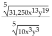 Divide and simplify. Assume that all expressions under radicals represent positive numbers. -  A)    B)    C)    D)   