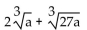 Add or subtract. Then simplify by collecting like radical terms, if possible. Assume that no radicands were formed by raising negative numbers to even powers. -  A)    B)    C)    D)  cannot simplify