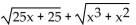 Add or subtract. Then simplify by collecting like radical terms, if possible. Assume that no radicands were formed by raising negative numbers to even powers. -  A)    B)    C)    D)   
