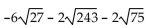 Add or subtract. Then simplify by collecting like radical terms, if possible. Assume that no radicands were formed by raising negative numbers to even powers. -  A)    B)    C)    D)   