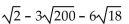 Add or subtract. Then simplify by collecting like radical terms, if possible. Assume that no radicands were formed by raising negative numbers to even powers. -  A)    B)    C)    D)   