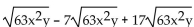 Add or subtract. Then simplify by collecting like radical terms, if possible. Assume that no radicands were formed by raising negative numbers to even powers. -  A)    B)    C)    D)   