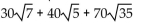 Multiply. Assume that no radicands were formed by raising negative numbers to even powers. -(   A)    B)    C)    D)   