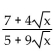 Rationalize the denominator. Assume that no radicands were formed by raising negative numbers to even powers. -  A)    B)    C)    D)   