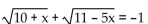 Solve. -  A)    B)  0 C)  1 D)  No solution
