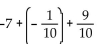 Add. Do not use a number line except as a check. -   A)    B)    C)  -62 D)  - 8