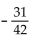 Evaluate -(-x)  for the given value of x. -x =   A)    B)    C)    D)   