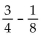 Subtract. -  A)    B)    C)    D)   