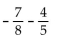 Subtract. -  A)    B)    C)    D)   
