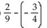 Subtract. -  A)    B)    C)    D)   
