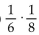 Multiply. -  A)    B)    C)  48 D)   