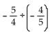 Divide. -  A)  1 B)    C)    D)  -1